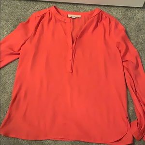 Coral blouse